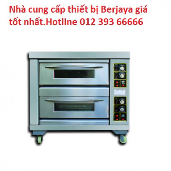 Lò nướng bánh 2 tầng 4 khay dùng gas Berjaya BJY-G120-2BD